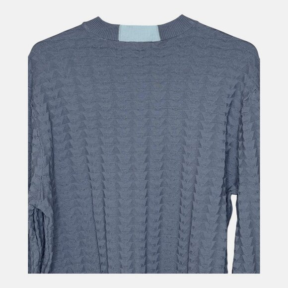 Emporio Armani Knit Sweater Dark Grey Size XL - Picture 7 of 8